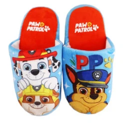 Paw Patrol Chase Rubble Kinder Jungen Hausschuhe Slipper Schlüpfschuhe