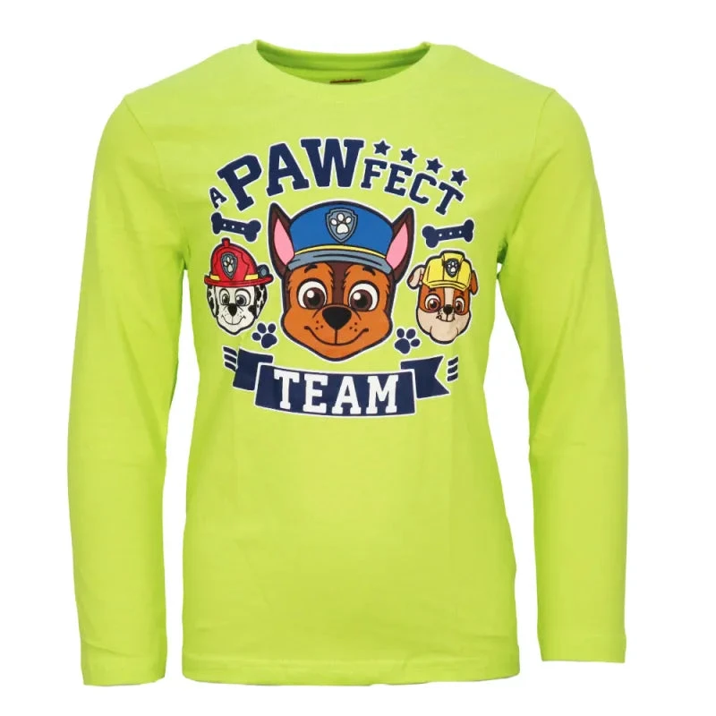 Paw Patrol Chase Marshall Kinder Langarm Shirt 4 Paw Patrol Chase Marshall Kinder Langarm Shirt – Bild 2