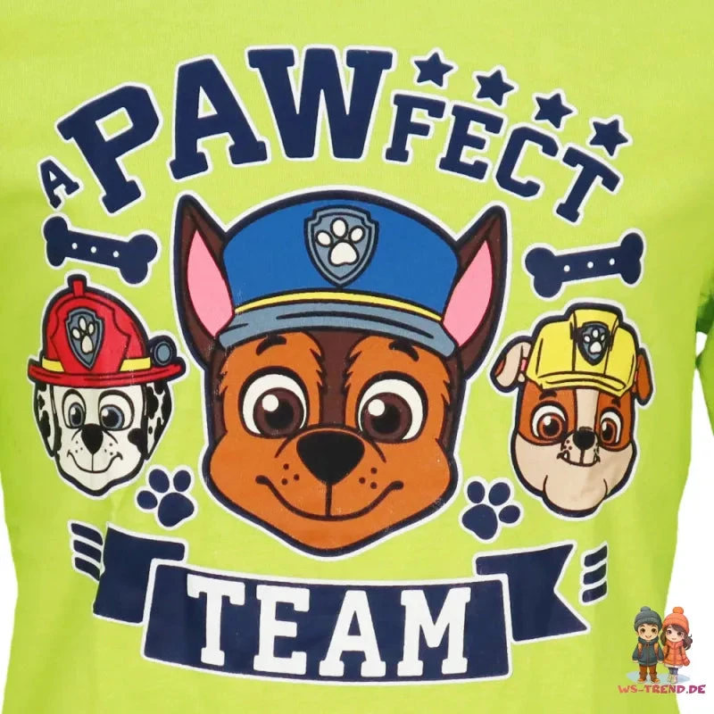Paw Patrol Chase Marshall Kinder Langarm Shirt 5 Paw Patrol Chase Marshall Kinder Langarm Shirt – Bild 3