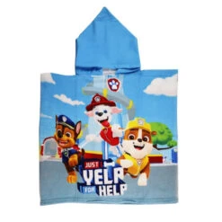 Paw Patrol Chase Kinder Badeponcho
