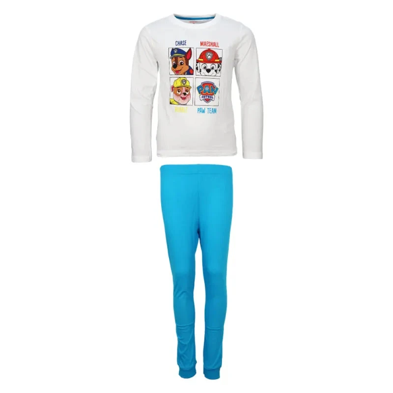 Paw Patrol Jungen Kinder Langarm Pyjama Schlafanzug 4 Paw Patrol Jungen Kinder Langarm Pyjama Schlafanzug – Bild 2