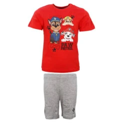 Paw Patrol Kinder Kurzarm Schlafanzug Pyjama Shirt Shorts -Bekleidung Peripherie paw pyjama 01h