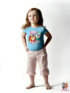 Paw Patrol Skye Everest Kinder Mädchen T-Shirt Shirt -Bekleidung Peripherie paw shirt 01ba