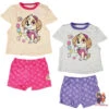 Paw Patrol Skye Mädchen Baby Kurzarm Shirt Plus Shorts 1 Paw Patrol Skye Mädchen Baby Kurzarm Shirt Plus Shorts -Bekleidung Peripherie paw shirt shorts 01