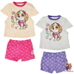 Paw Patrol Skye Mädchen Baby Kurzarm Shirt Plus Shorts