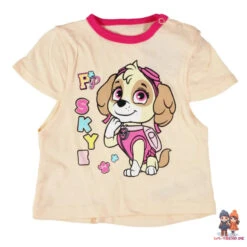 Paw Patrol Skye Mädchen Baby Kurzarm Shirt Plus Shorts -Bekleidung Peripherie paw shirt shorts 01b