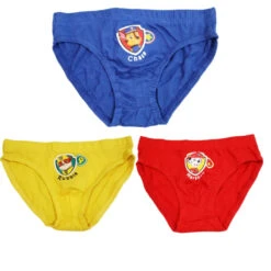 Paw Patrol Chase Rubble 3er Pack Slips Kinder Jungen Unterwäsche Baumwolle
