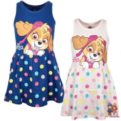 Paw Patrol Skye Kinder Mädchen Kurzarm Kleid Sommerkleid