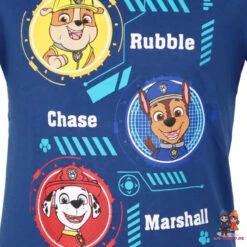 Paw Patrol Chase Rubble Marshall Kinder Jungen T-Shirt -Bekleidung Peripherie paw tshirt 01b