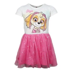 Paw Patrol Skye Kinder Mädchen Kurzarm Tüllkleid Kleid