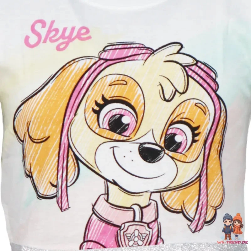 Paw Patrol Skye Kinder Mädchen Kurzarm Tüllkleid Kleid 4 Paw Patrol Skye Kinder Mädchen Kurzarm Tüllkleid Kleid – Bild 2