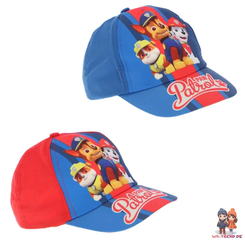 Paw Patrol Kinder Jungen Basecap Baseball Kappe Mütze 3 Paw Patrol Kinder Jungen Basecap Baseball Kappe Mütze
