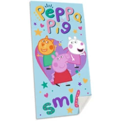 Peppa Pig Peppa Wutz Badetuch Strandtuch 70x140 Cm 100% Baumwolle