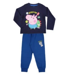 Peppa Pig George Kinder Schlafanzug Pyjama Lang -Bekleidung Peripherie peppa george kinder schlafanzug pyjama lang 408