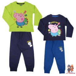 Peppa Pig George Kinder Schlafanzug Pyjama Lang