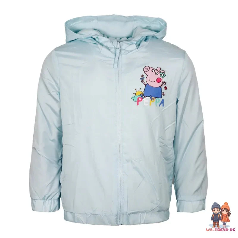 Peppa Pig Wutz Kinder Mädchen Sommerjacke Jacke Mit Kapuze 4 Peppa Pig Wutz Kinder Mädchen Sommerjacke Jacke Mit Kapuze – Bild 2