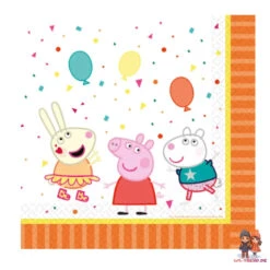 Peppa Wutz Partyset Deko Set 36tlg. -Bekleidung Peripherie peppa party 01d