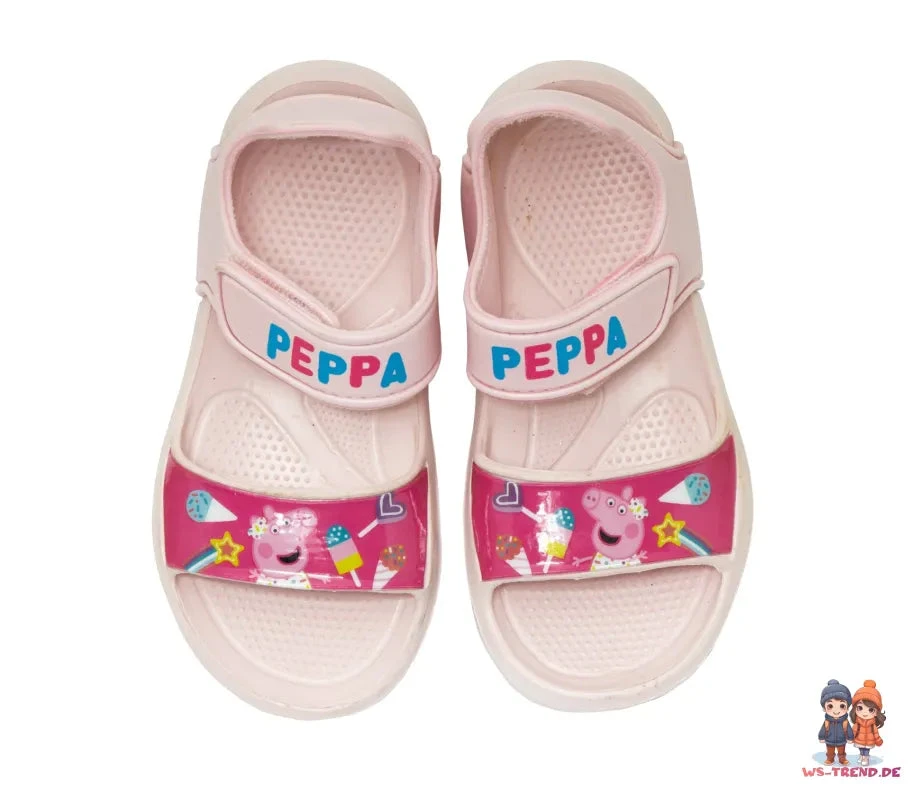 Peppa Pig Peppa Wutz - Kinder Sandalen Mit Klettverschluss 6 Peppa Pig Peppa Wutz - Kinder Sandalen Mit Klettverschluss – Bild 4