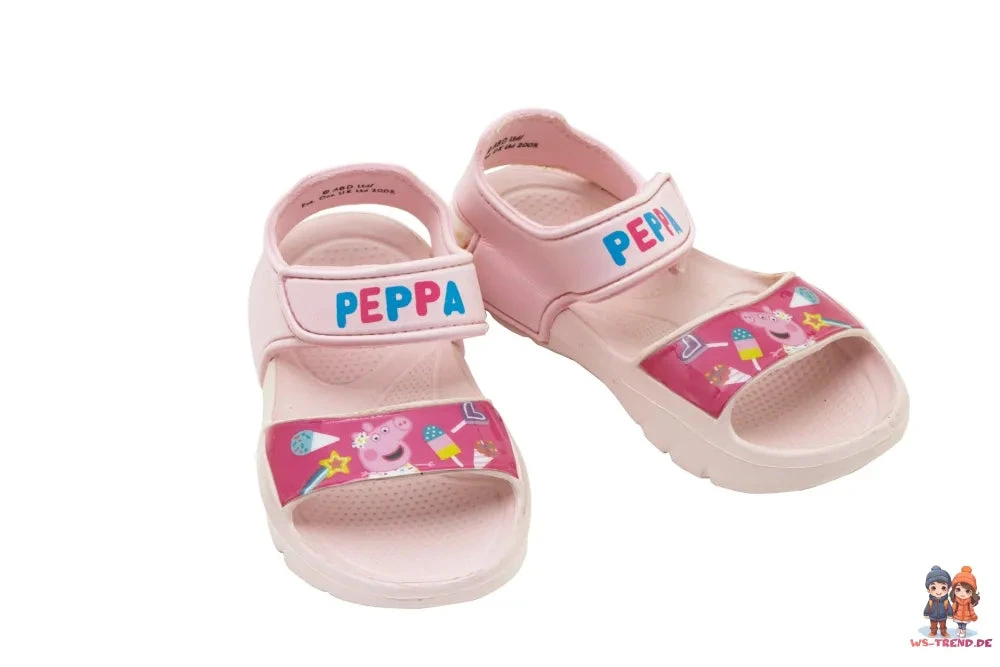 Peppa Pig Peppa Wutz - Kinder Sandalen Mit Klettverschluss 4 Peppa Pig Peppa Wutz - Kinder Sandalen Mit Klettverschluss – Bild 2