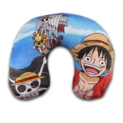 One Piece Monkey D Luffy Reisekissen Nackenkissen