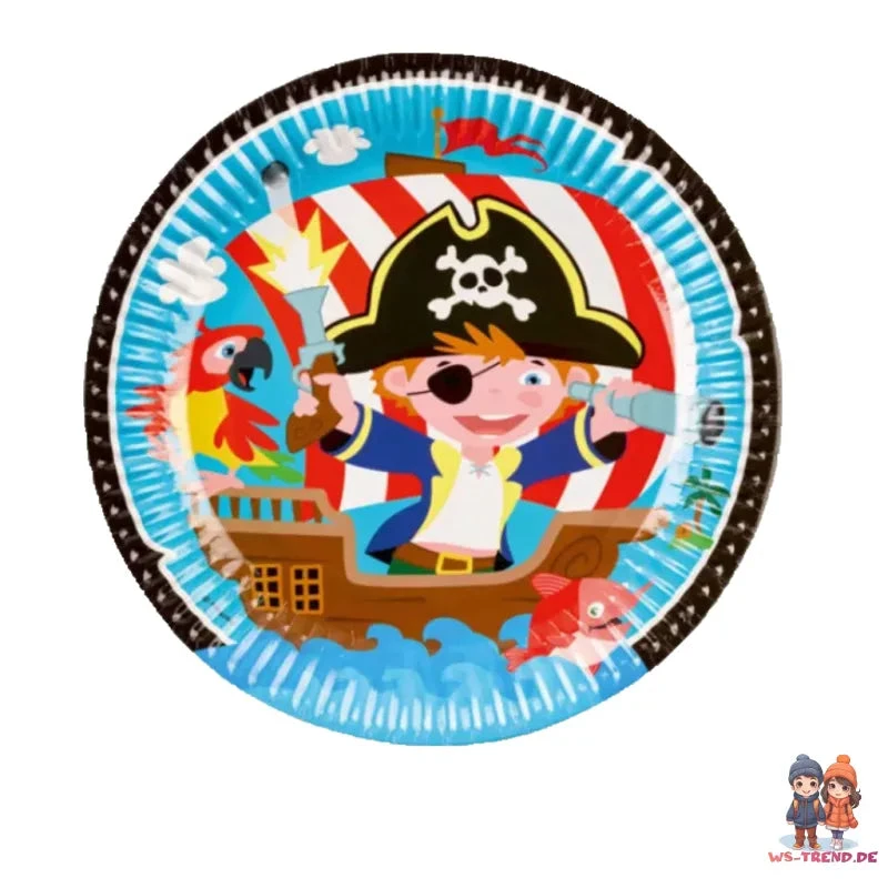 Kleine Piraten Geburtstag Deko Set 36tlg.Partyset 4 Kleine Piraten Geburtstag Deko Set 36tlg.Partyset – Bild 2