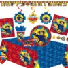 Feuerwehrmann Sam Kinder Geburtstag Deko Set 64 Tlg.Partyset Kinderparty -Bekleidung Peripherie pixelcut export 07350d51 5670 42ae 8744 656ffa2d572c