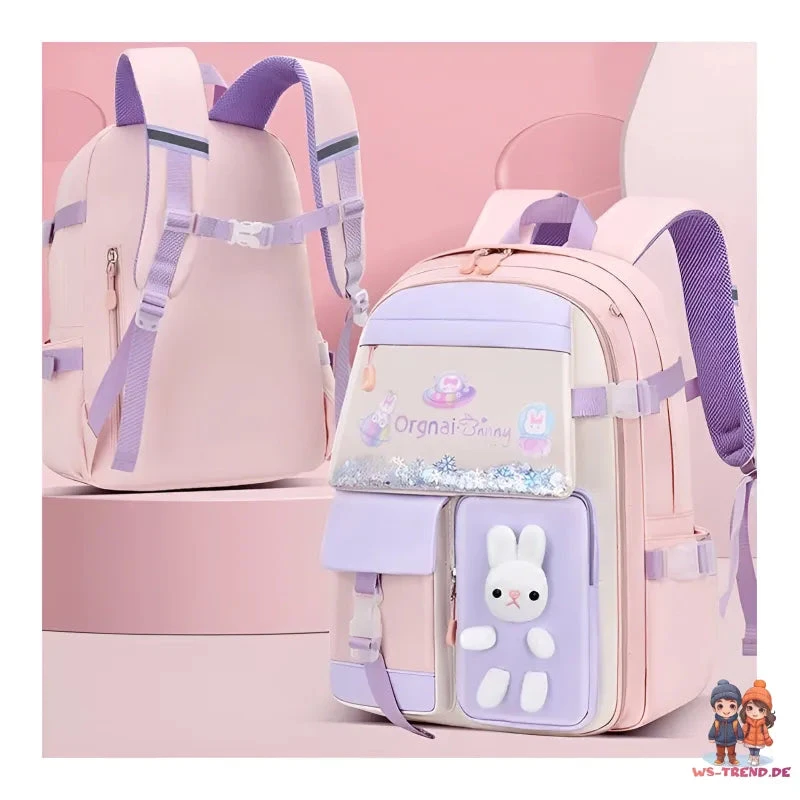 Häschen Hase Mädchen Rucksack Backpack Tasche Schultasche 45 X 32 X 17 Cm 16 Häschen Hase Mädchen Rucksack Backpack Tasche Schultasche 45 X 32 X 17 Cm – Bild 14