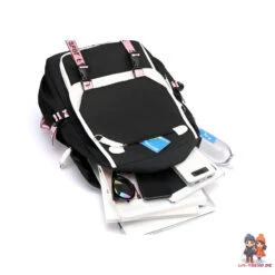 Puschel Mädchen Rucksack Backpack Tasche Schultasche 46 X 29 X 16 Cm -Bekleidung Peripherie plecak sportowy szkolny uniwersalny z brelokiem i usb pl156r 8