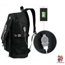 Cool Boy Music Jungen Rucksack Backpack Tasche Schultasche 44 X 27 X 16 Cm -Bekleidung Peripherie plecak sportowy szkolny uniwersalny z grafika swiecaca w ciemnosci usb pl157 3