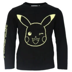 Pokemon Pikachu Kinder Jungen Langarm Pulli Pullover Sweater