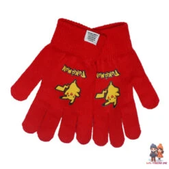 Pokemon Pikachu Jungen Herbst Wintermütze Plus Handschuhe Gr. 54/56 -Bekleidung Peripherie pokemon 2set 01b