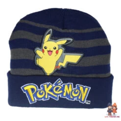 Pokemon Pikachu Jungen Herbst Wintermütze Plus Handschuhe Gr. 54/56 -Bekleidung Peripherie pokemon 2set 01d