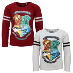 Harry Potter Hogwarts Gryffindor Jungen Langarm T-Shirt Shirt