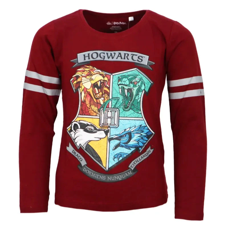 Harry Potter Hogwarts Gryffindor Jungen Langarm T-Shirt Shirt 4 Harry Potter Hogwarts Gryffindor Jungen Langarm T-Shirt Shirt – Bild 2