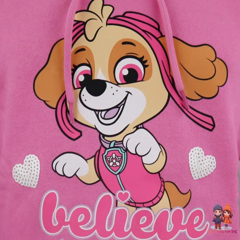 Paw Patrol Skye Kinder Mädchen Kapuzen Hoodie Pullover 5 Paw Patrol Skye Kinder Mädchen Kapuzen Hoodie Pullover – Bild 3