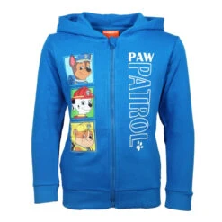 Paw Patrol Kinder Jungen Pullover Sweatshirt Hoodie Kapuze Chase Rubble Marshall