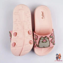 Pusheen The Cat 3D Optik Kinder Sandalen -Bekleidung Peripherie pus sandalen02