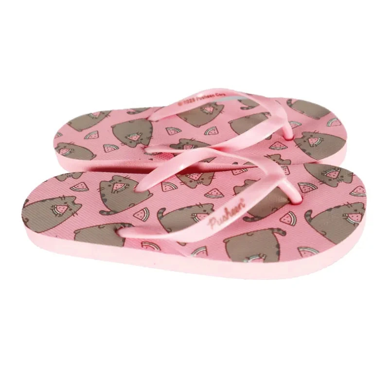 Pusheen The Cat Kinder Flip Flops Sandalen Latschen Zehentrenner 4 Pusheen The Cat Kinder Flip Flops Sandalen Latschen Zehentrenner – Bild 2