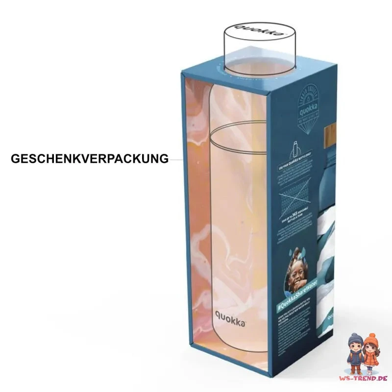 Stor Quokka SOLID Tropical Edelstahl Flasche Trinkflasche 630 Ml 7 Stor Quokka SOLID Tropical Edelstahl Flasche Trinkflasche 630 Ml – Bild 5
