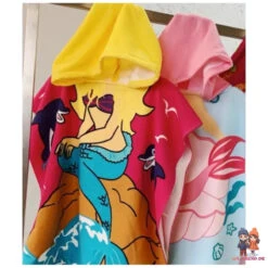 Meerjungfrau Kinder Mädchen Mikrofaser Poncho Badeponcho -Bekleidung Peripherie recznik plazowy peleryna dziecieca pel01wz17 7