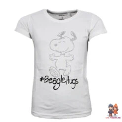 Snoopy Mädchen Kurzarm Pyjama Schlafanzug Shirt Shorts -Bekleidung Peripherie s pyjama 01b