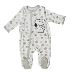 Snoopy Sleep Baby Kleinkind Langarm Einteiler Strampler