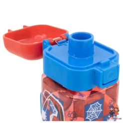 Marvel Spiderman Kinder Wasserflasche Trinkflasche Flasche 550 Ml 8 Marvel Spiderman Kinder Wasserflasche Trinkflasche Flasche 550 Ml -Bekleidung Peripherie safety lock square bottle 550 ml spiderman arachnid grid 2