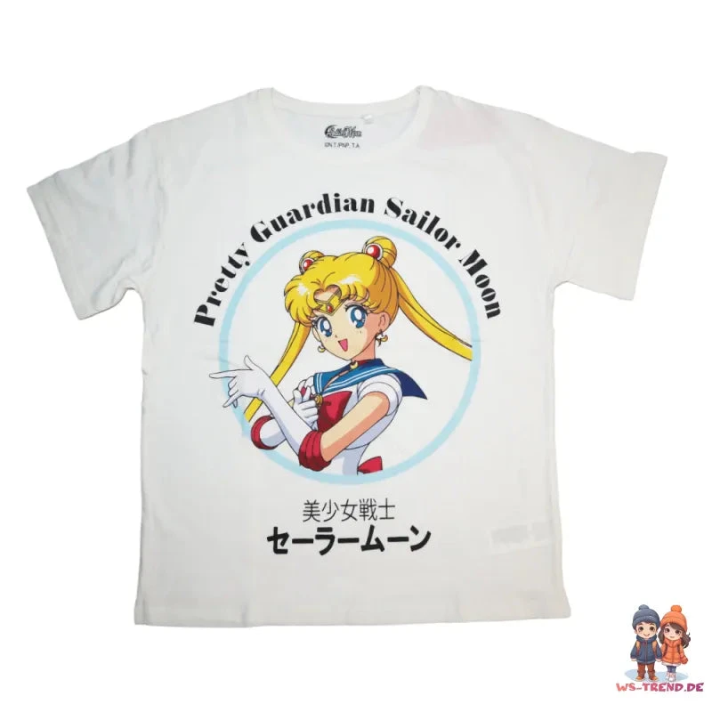 Sailor Moon Anime Damen Kurzarm Pyjama Schlafanzug Schlafshirt Shorts 4 Sailor Moon Anime Damen Kurzarm Pyjama Schlafanzug Schlafshirt Shorts – Bild 2