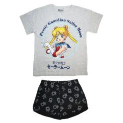 Sailor Moon Anime Damen Kurzarm Pyjama Schlafanzug Schlafshirt Shorts 12 Sailor Moon Anime Damen Kurzarm Pyjama Schlafanzug Schlafshirt Shorts -Bekleidung Peripherie sailor pyjama 01c