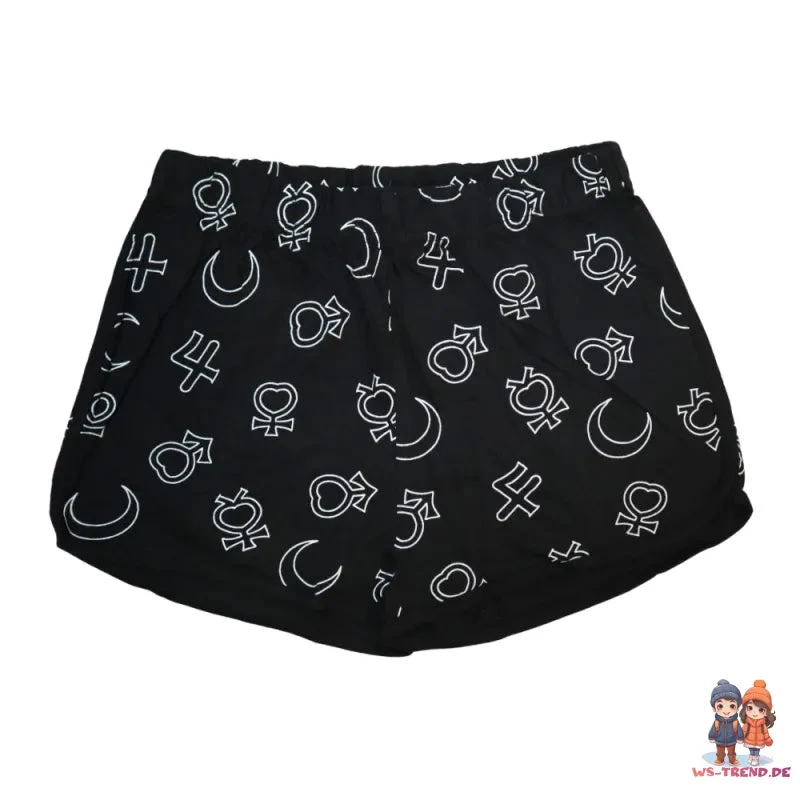 Sailor Moon Anime Damen Kurzarm Pyjama Schlafanzug Schlafshirt Shorts 8 Sailor Moon Anime Damen Kurzarm Pyjama Schlafanzug Schlafshirt Shorts – Bild 6