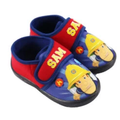 Feuerwehrmann Sam Kinder Kita Hausschuhe Slipper Schlüpfschuhe Pantoffeln
