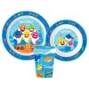 Stor Baby Shark Haie Kinder Geschirr-Set 3 Teilig Becher Teller Schüssel
