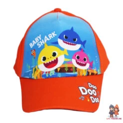 Baby Shark Kleine Haie Kinder Basecap Mütze -Bekleidung Peripherie shark basecap 01b