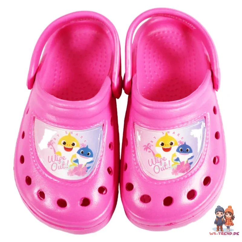 Baby Shark Haie Mädchen Kinder Clogs Badeschuhe 4 Baby Shark Haie Mädchen Kinder Clogs Badeschuhe – Bild 2